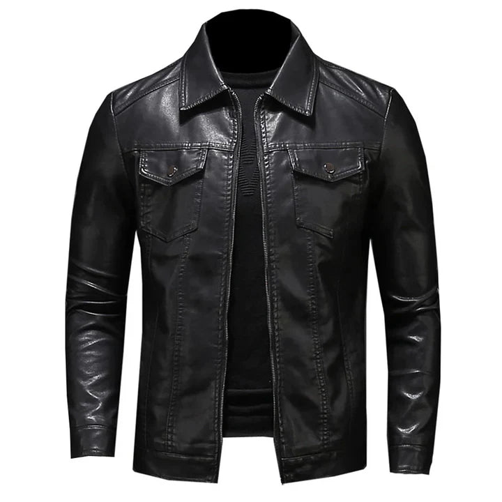 Stylische herrenjacke aus leder