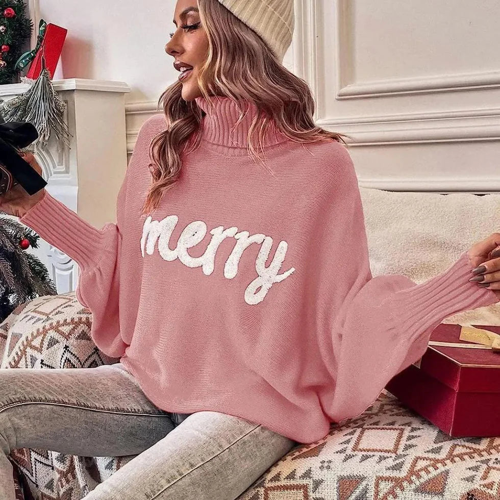 Emerie – warmer festlicher rollkragenpullover für damen