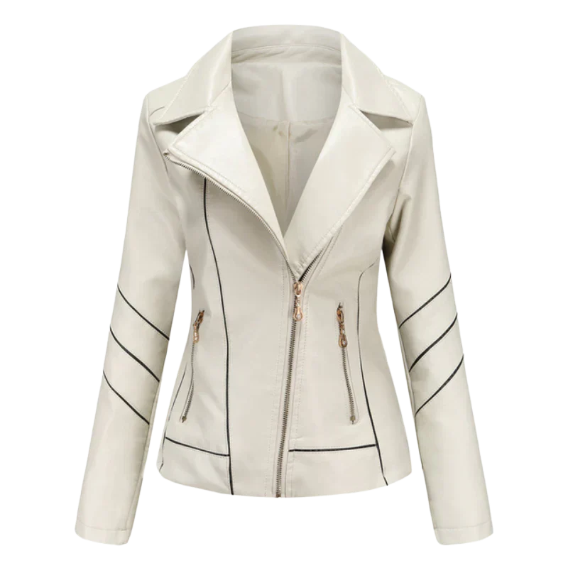 Hannie – elegante lederjacke für einen raffinierten look