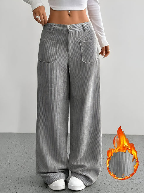 Sibylle | lässige cordhose mit weitem bein