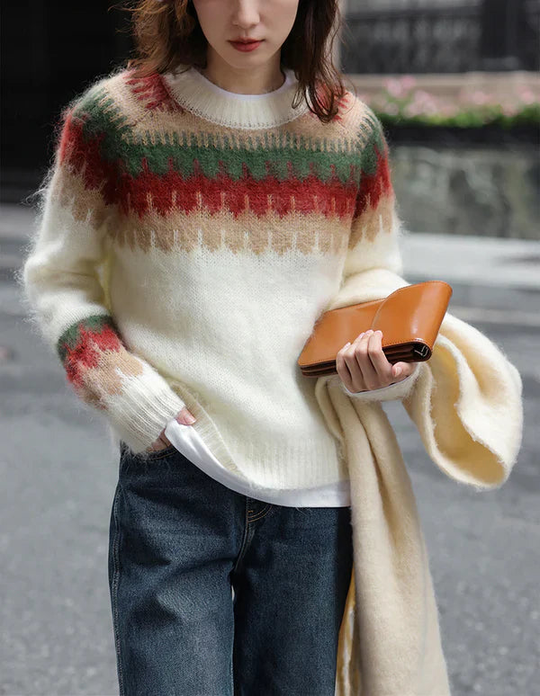 Billy - weihnachtsroter pullover
