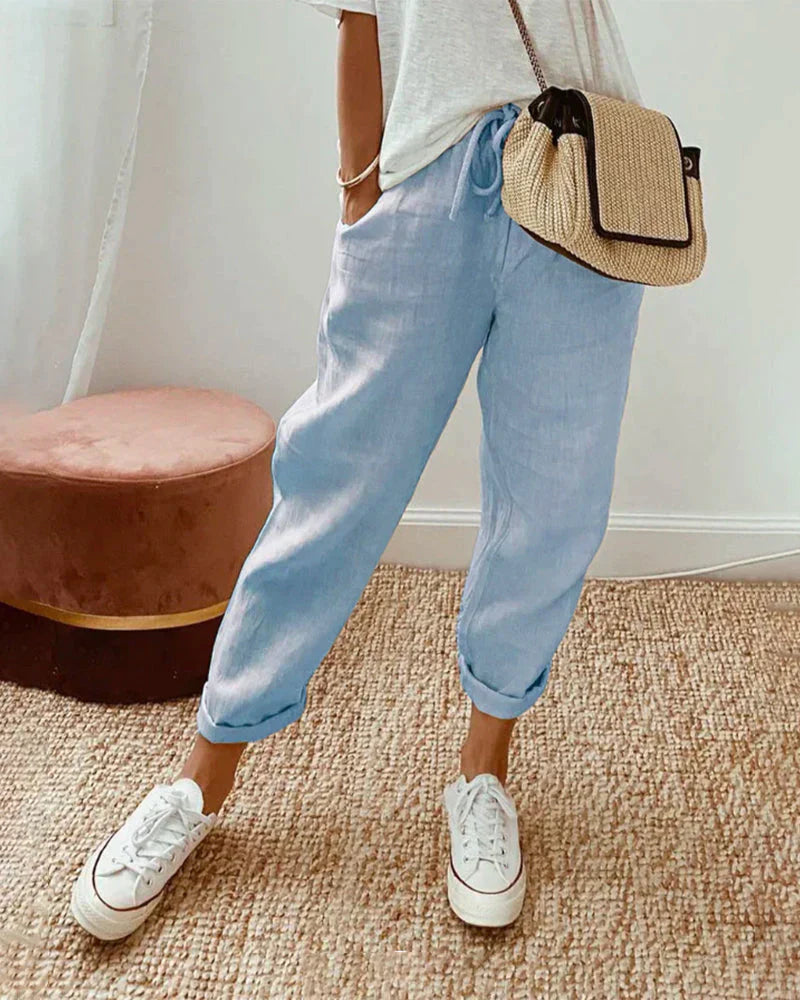 Eva- lässige und stylische leinen hose