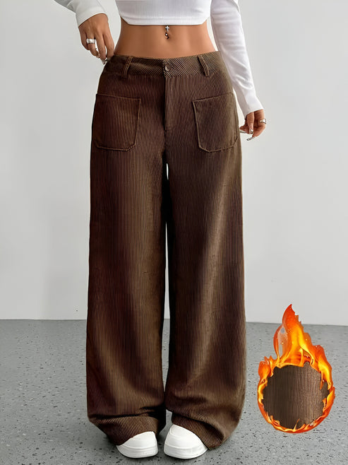 Sibylle | lässige cordhose mit weitem bein