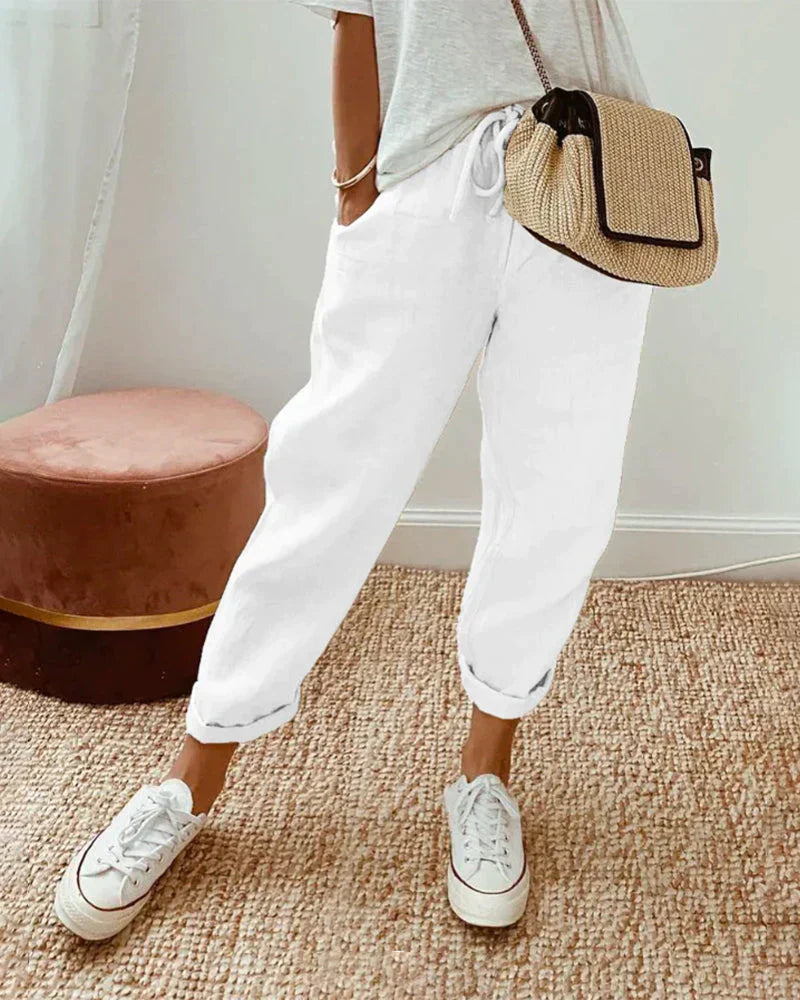 Eva- lässige und stylische leinen hose