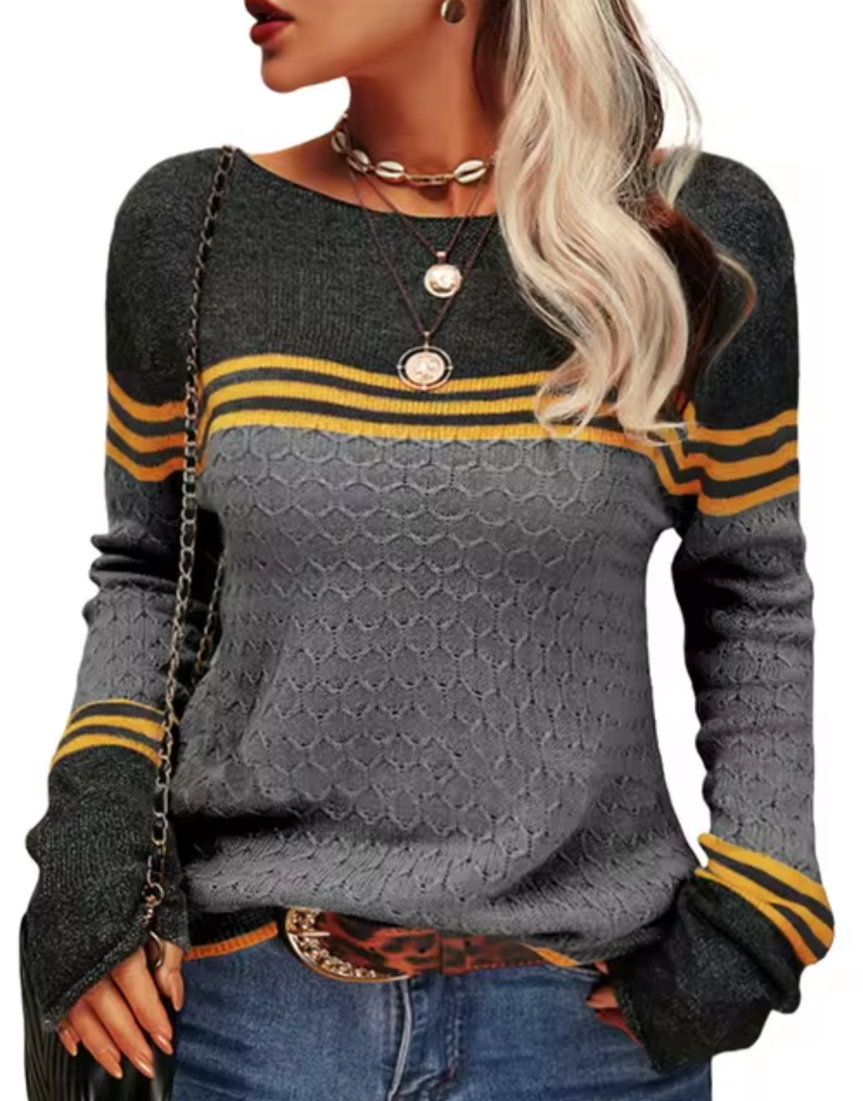 Rosie - schmal geschnittener strickpullover