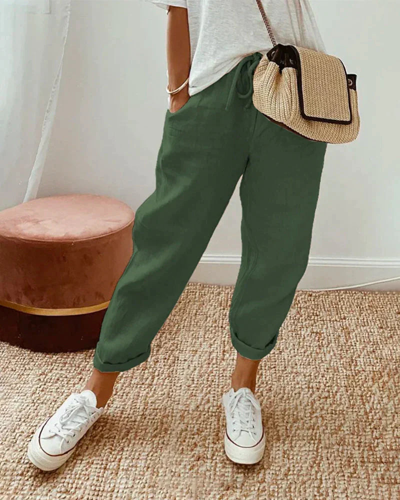 Eva- lässige und stylische leinen hose
