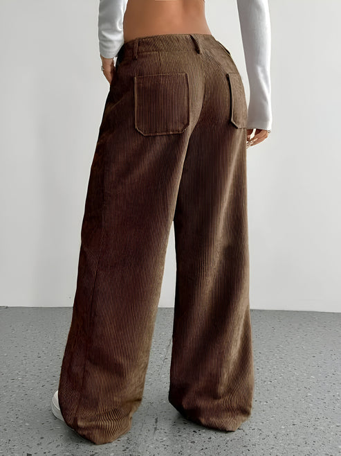 Sibylle | lässige cordhose mit weitem bein