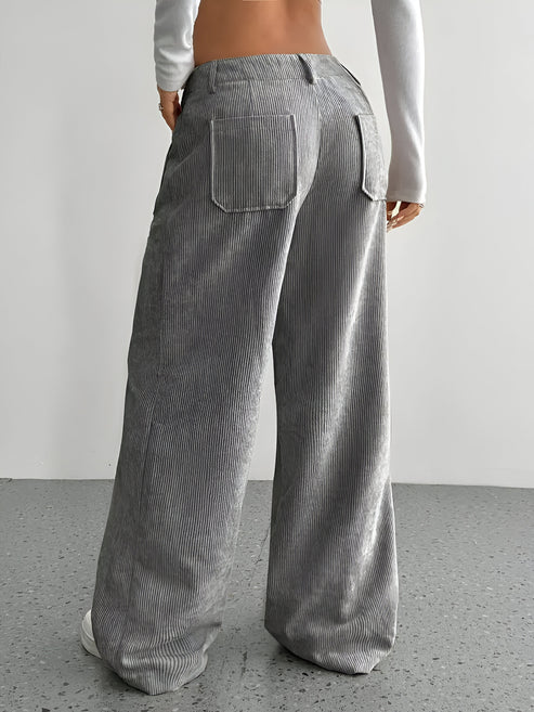 Sibylle | lässige cordhose mit weitem bein