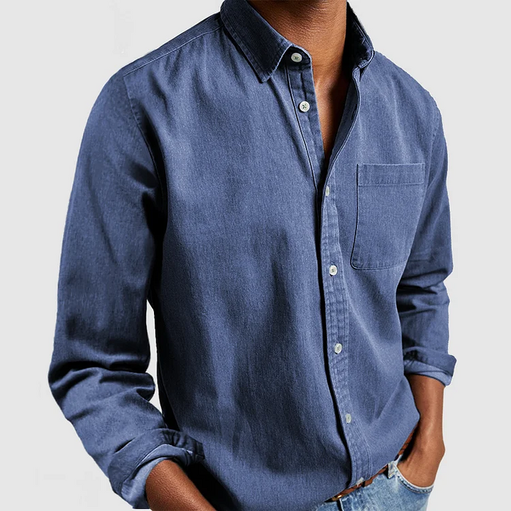 Maxime - lässiges herrenhemd im entspannten und dennoch eleganten design