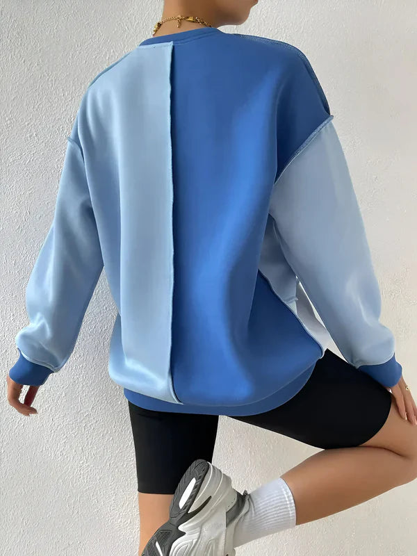 Mila - sitzshirt mit farbblöcken
