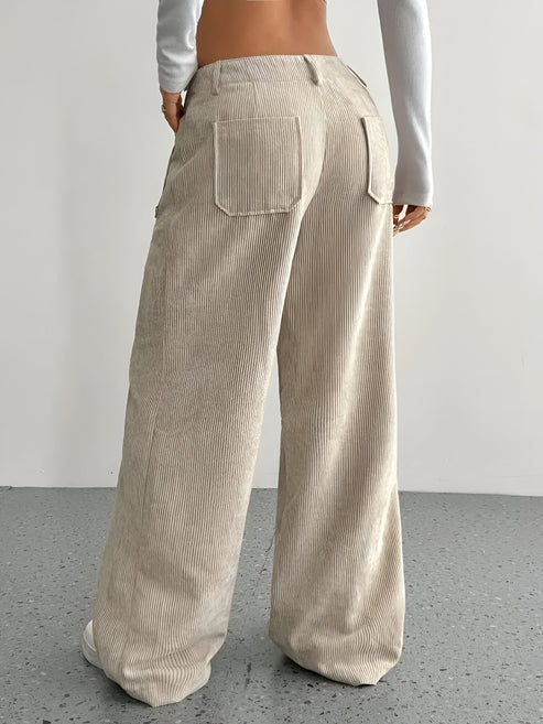 Sibylle | lässige cordhose mit weitem bein