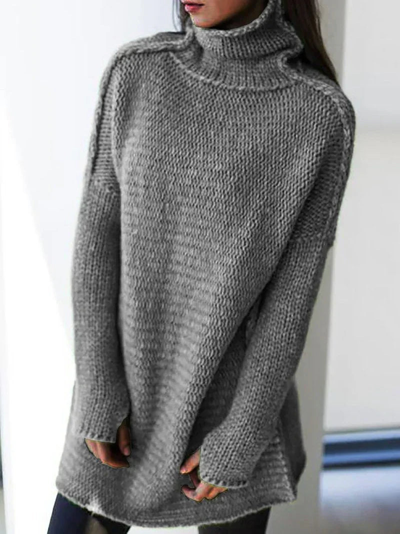 Indira – großer rollkragenpullover