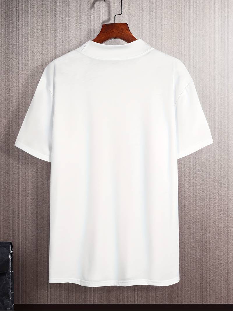 Radoslav – stylisches t-shirt mit stehkragen für herren