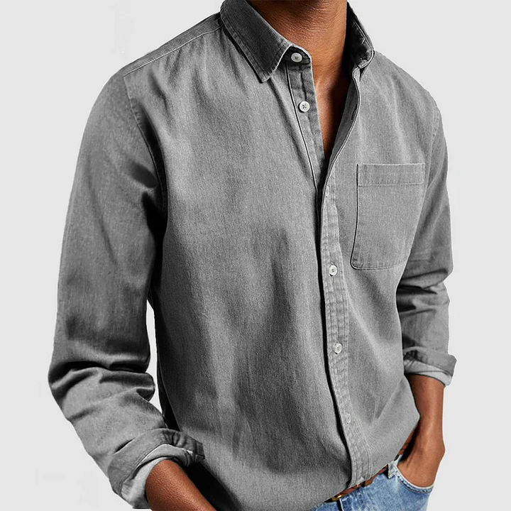 Maxime - lässiges herrenhemd im entspannten und dennoch eleganten design