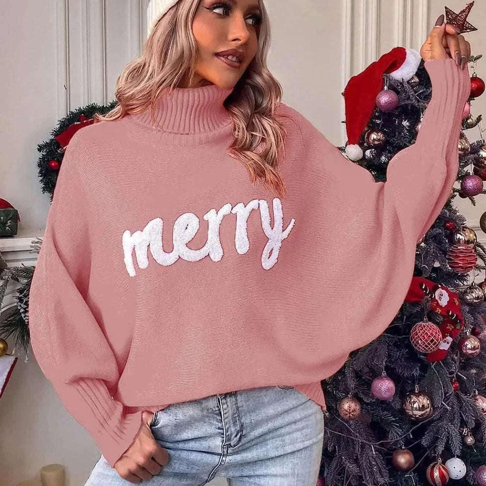 Emerie – warmer festlicher rollkragenpullover für damen