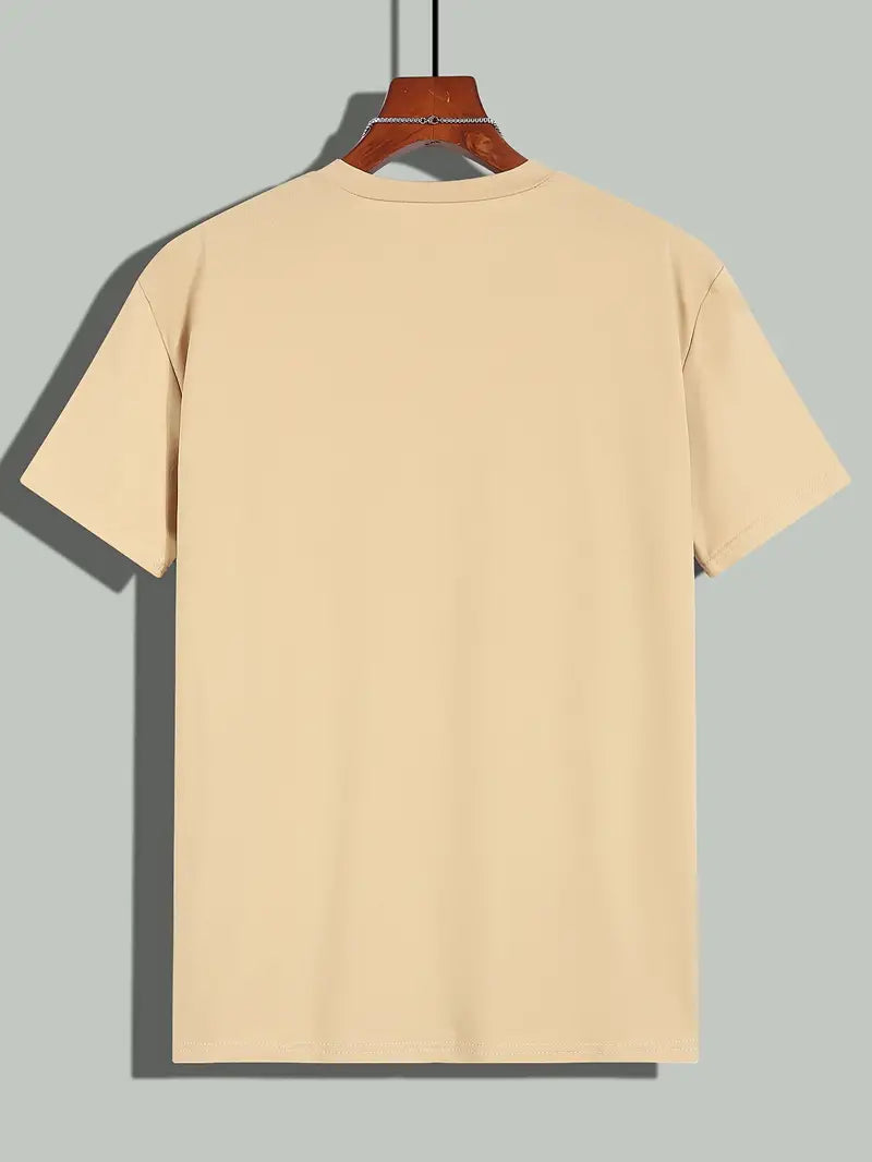 Aristos – klassisches herren-t-shirt mit rundhalsausschnitt