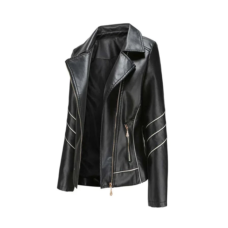 Hannie – elegante lederjacke für einen raffinierten look