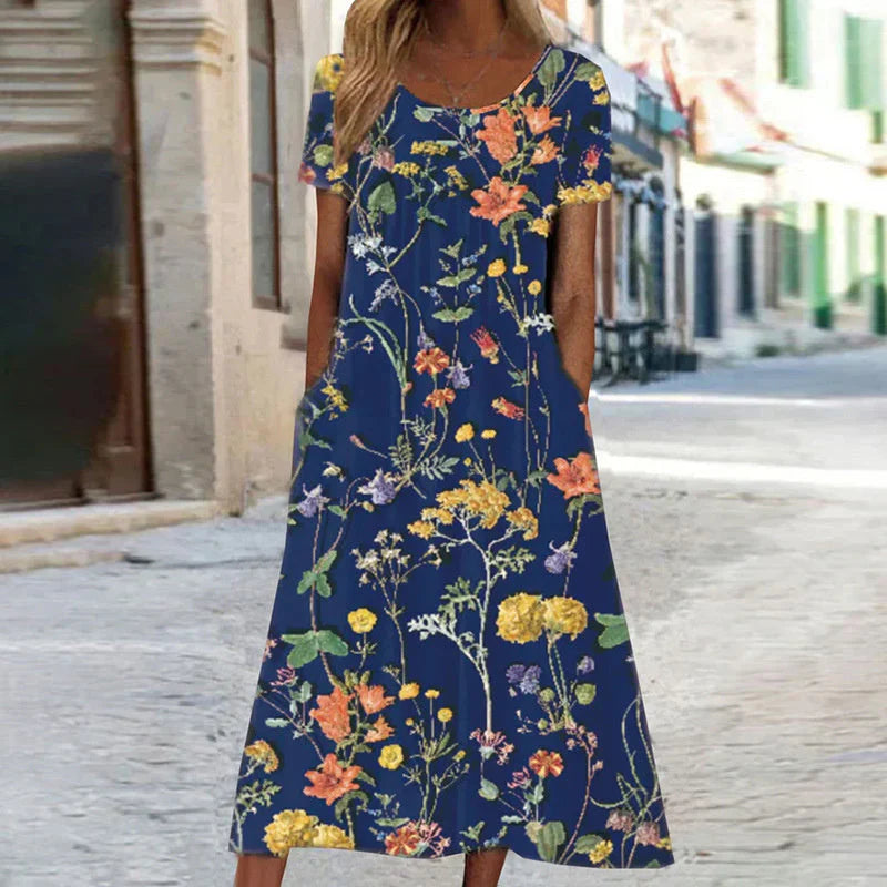 Charlotte - cloemen midi sommerkleid weiß
