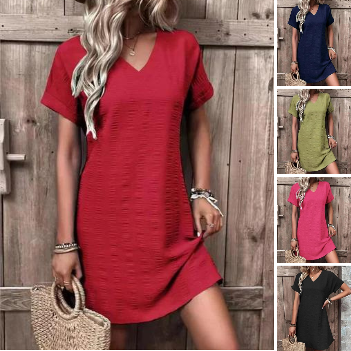 Zoe – olivegrünes sommerkleid
