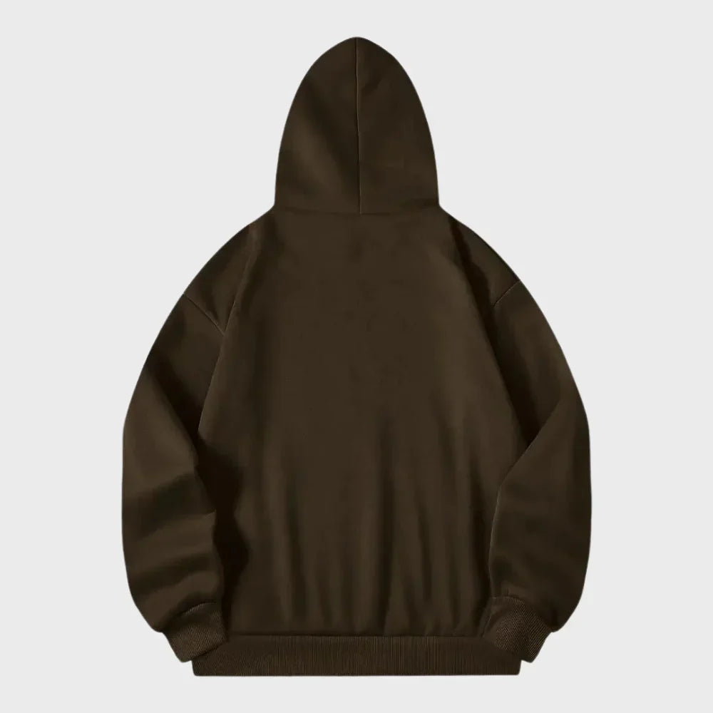 Herren-hoodie mit bergaufdruck