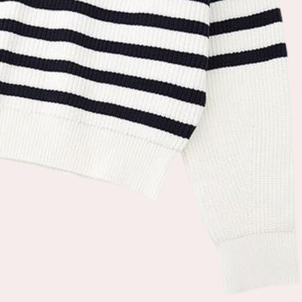 Schick - damenpullover mit modischem reißverschluss