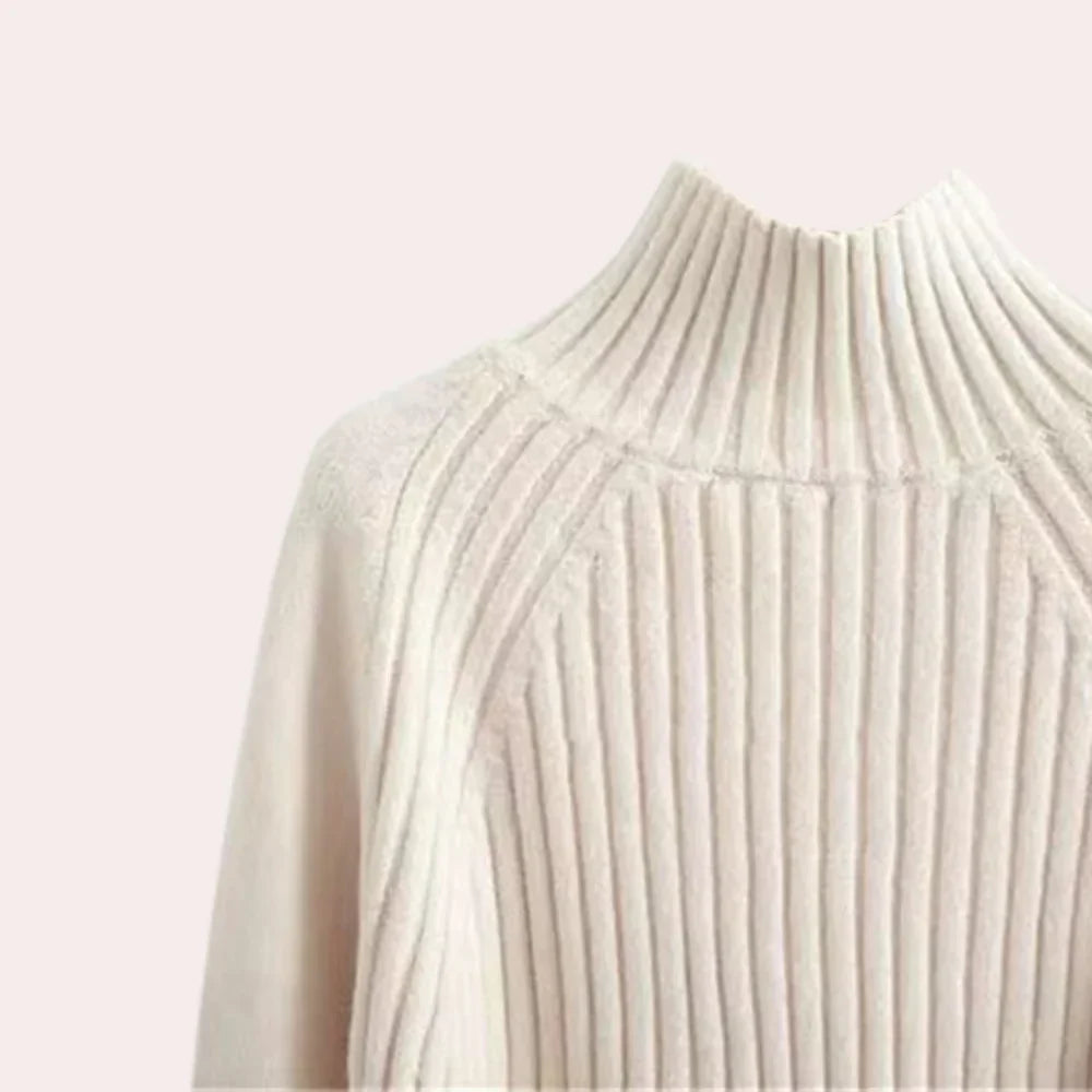 Catalina – stylischer gestrickter rollkragenpullover für damen