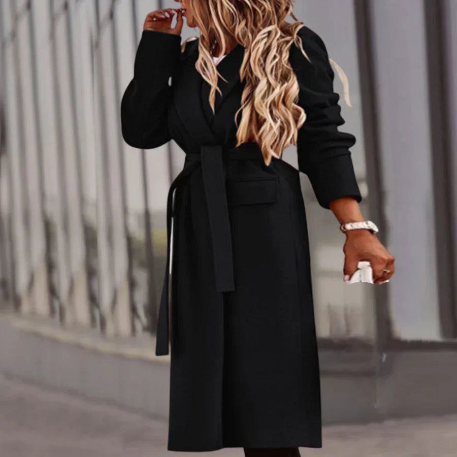 Valeraine – elegante damenjacke mit modischem gürtel