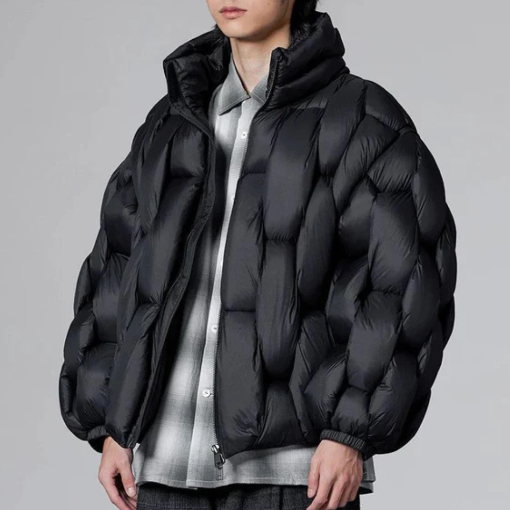 Stylische herren-pufferjacke – chritian