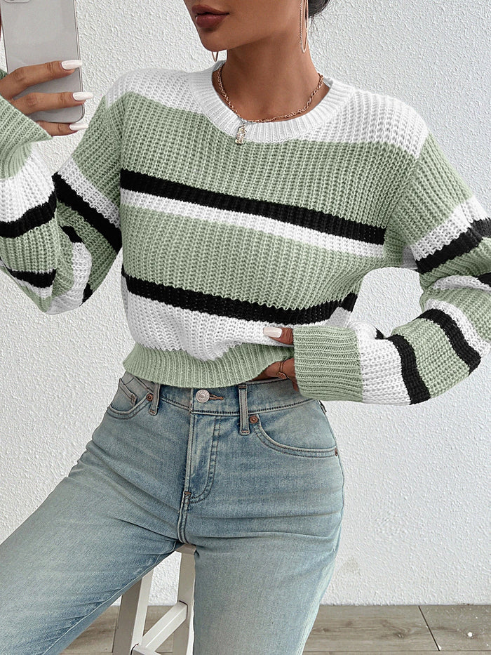 Tabitha - strickpullover damen rundhals