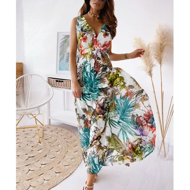 Tropisches maxikleid - Elena