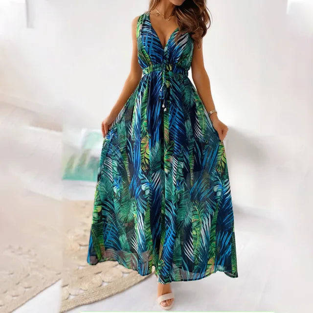 Tropisches maxikleid - Elena