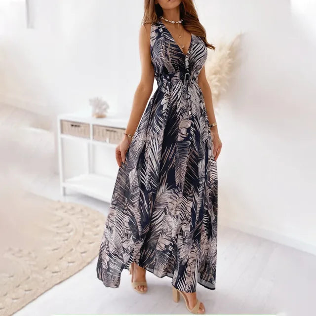 Tropisches maxikleid - Elena