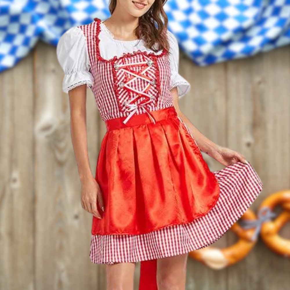 Dirndl Deluxa - einzigartige tracht für damen mit schürze und bluse