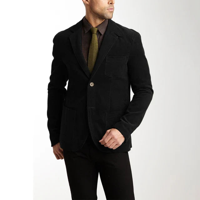 Herren-cordjacke, klassisch modern