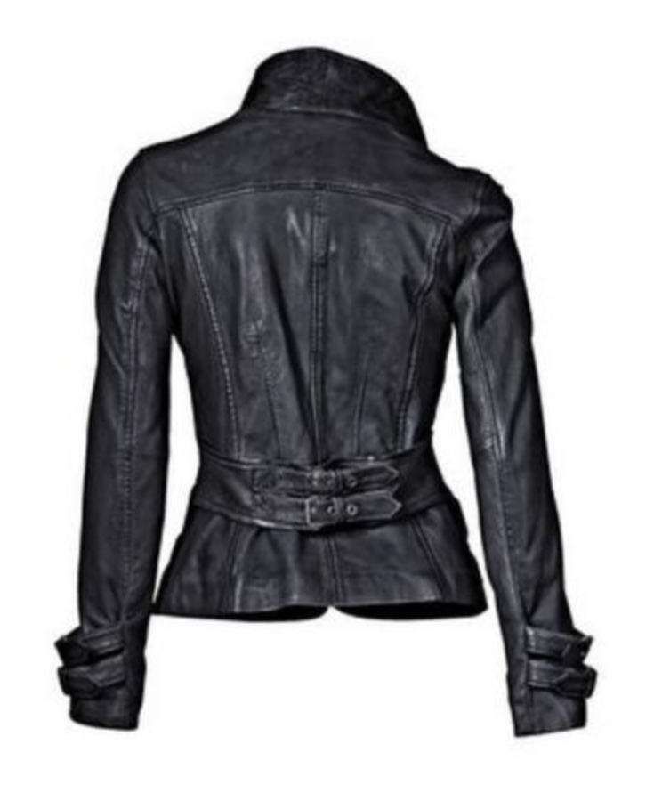 Lederjacke damen schwarz