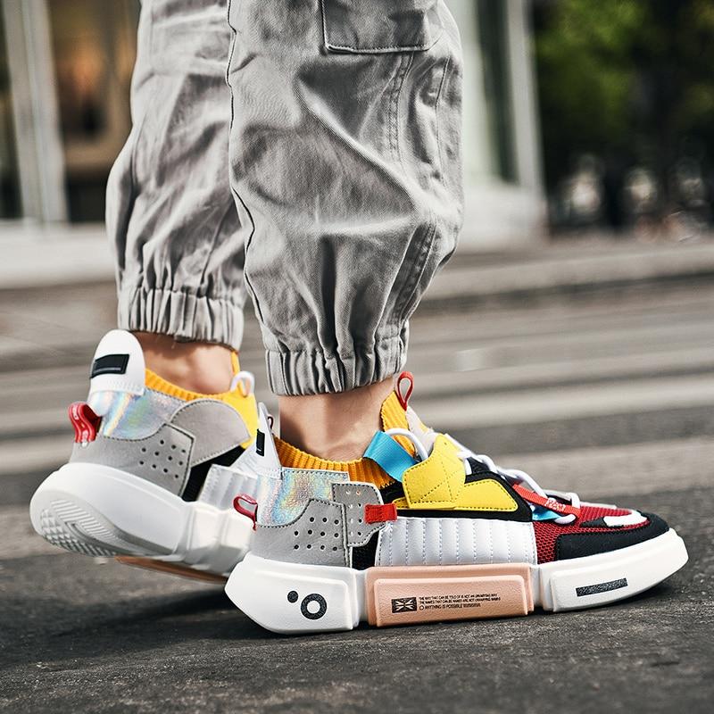 Lebendiger herren-sneaker