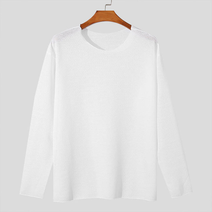 Roma | atmungsaktives, langärmliges herren-t-shirt im eleganten design