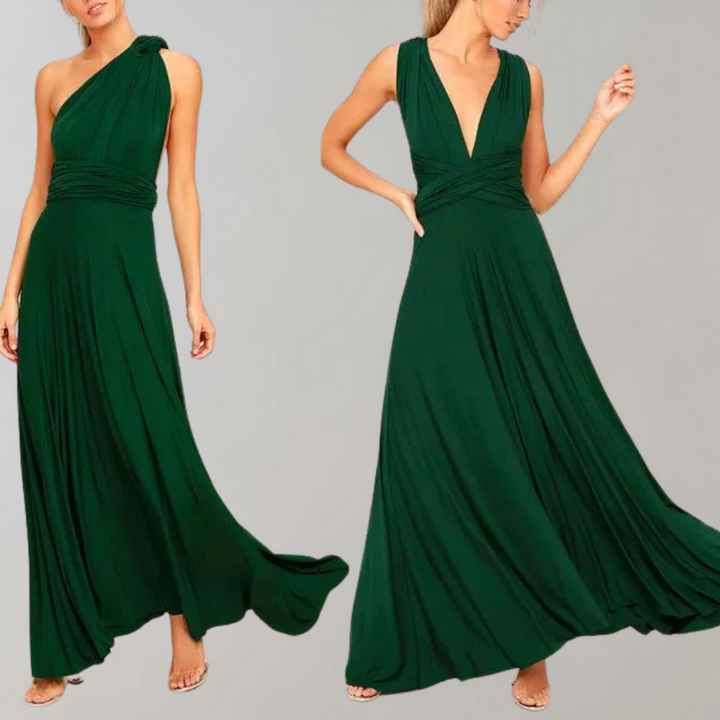 Multiway-wickelkleid für den sommer