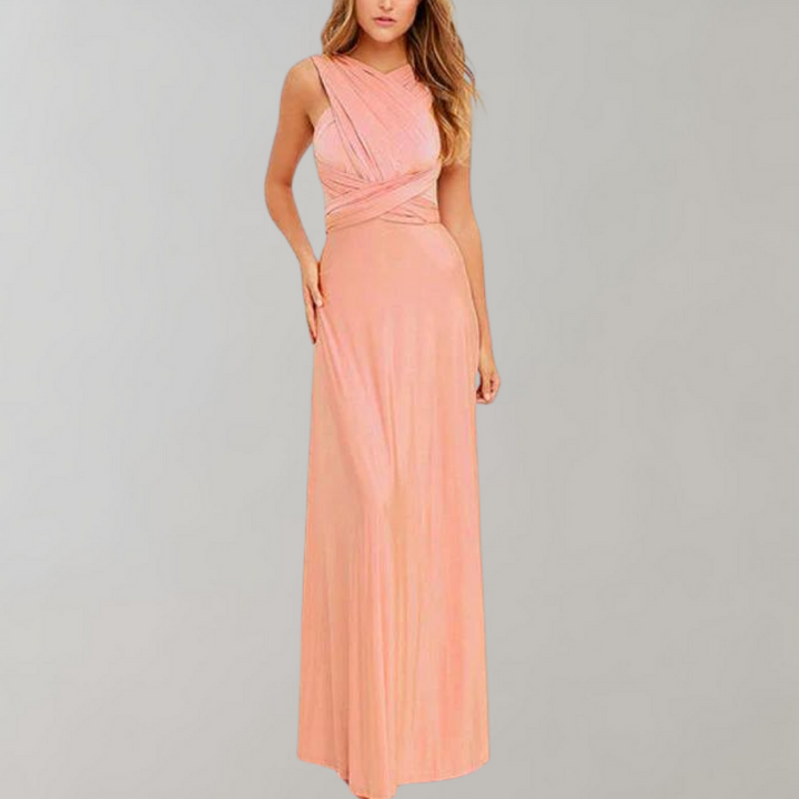 Multiway-wickelkleid für den sommer