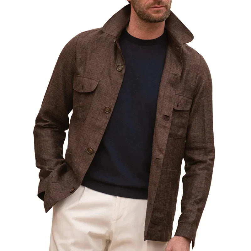 Braun Sommerjacke und Frühlingsjacke für Herren
