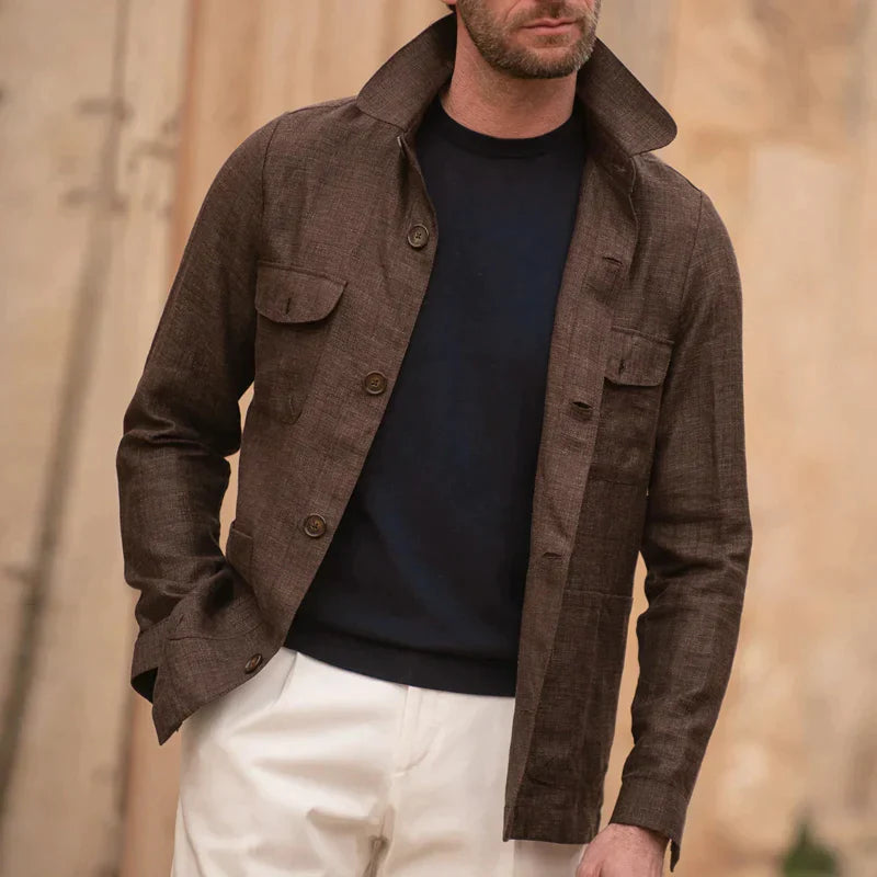 Braun Sommerjacke und Frühlingsjacke für Herren