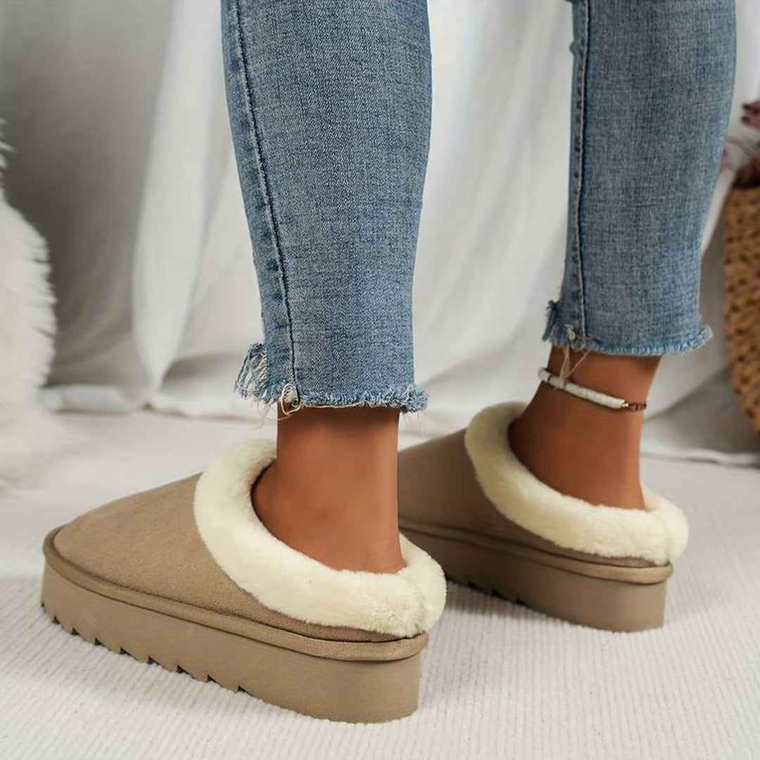 Nancy - luxus-wollpantoffeln für damen