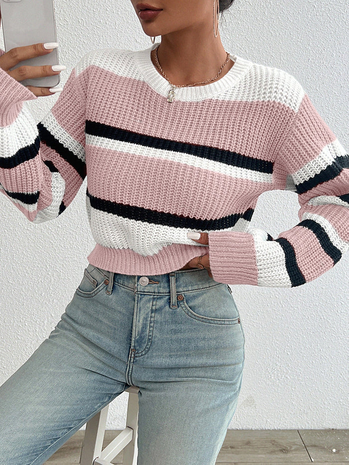 Tabitha - strickpullover damen rundhals