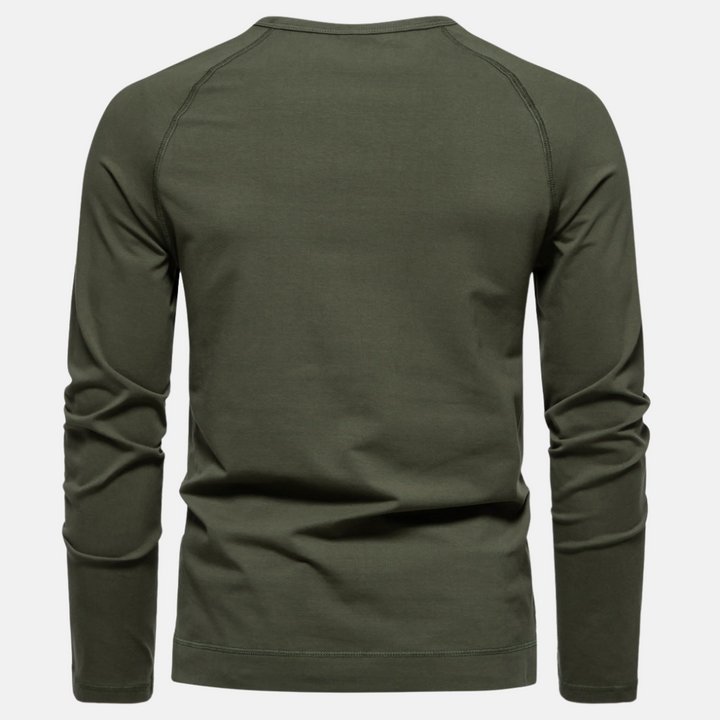 Gabriel - exklusives herren-t-shirt mit knopfverschluss