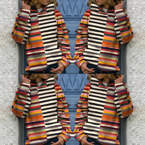 Beli - mehrfarbiger kapuzenpullover