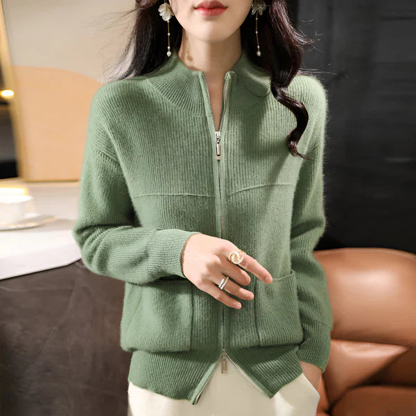 Norberta – kuschelige und stylische wolljacke
