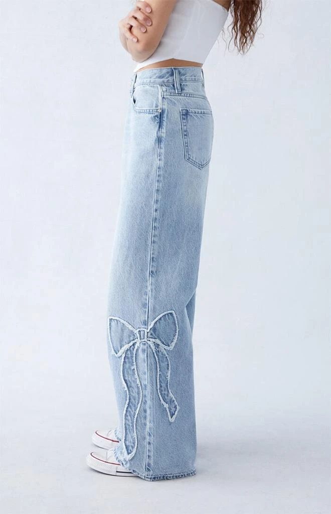 Lavey – baggy-jeans mit schleifen