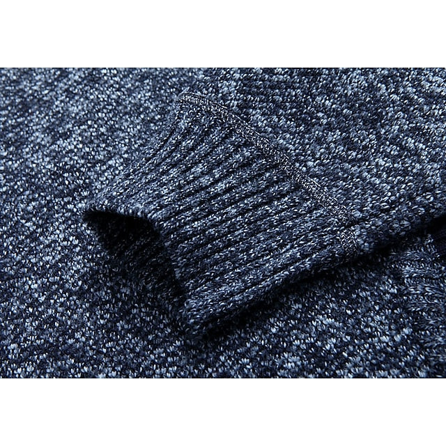 ämel Blau Strickpullover mit Zipper für Herren