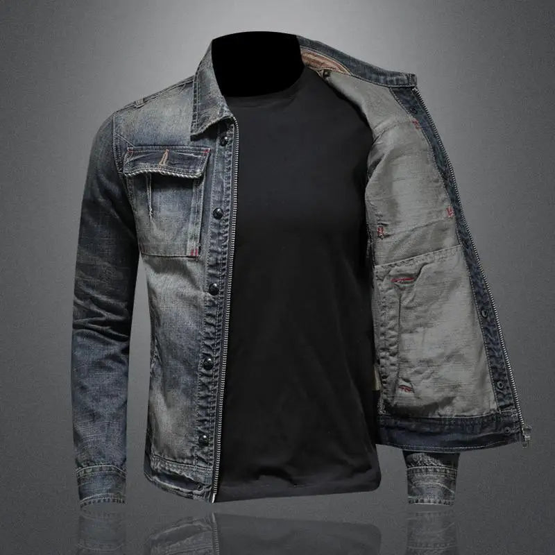 Bruno – Vintage-Jeansjacke für Herren
