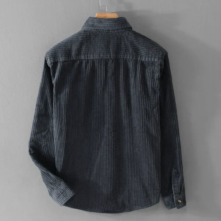 Egor - elegantes cord-herrenhemd